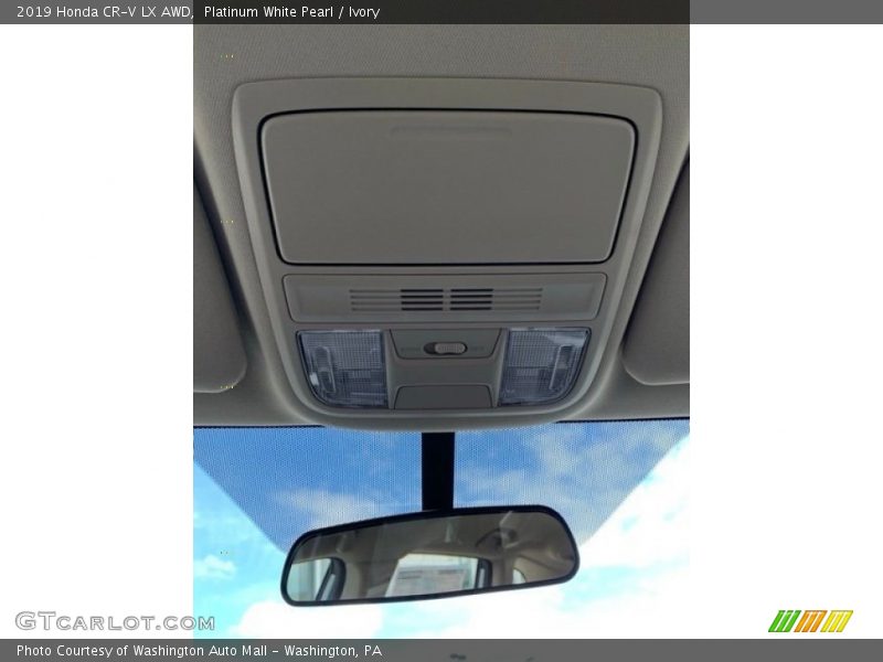 Platinum White Pearl / Ivory 2019 Honda CR-V LX AWD