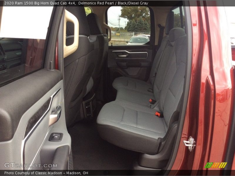 Delmonico Red Pearl / Black/Diesel Gray 2020 Ram 1500 Big Horn Quad Cab 4x4