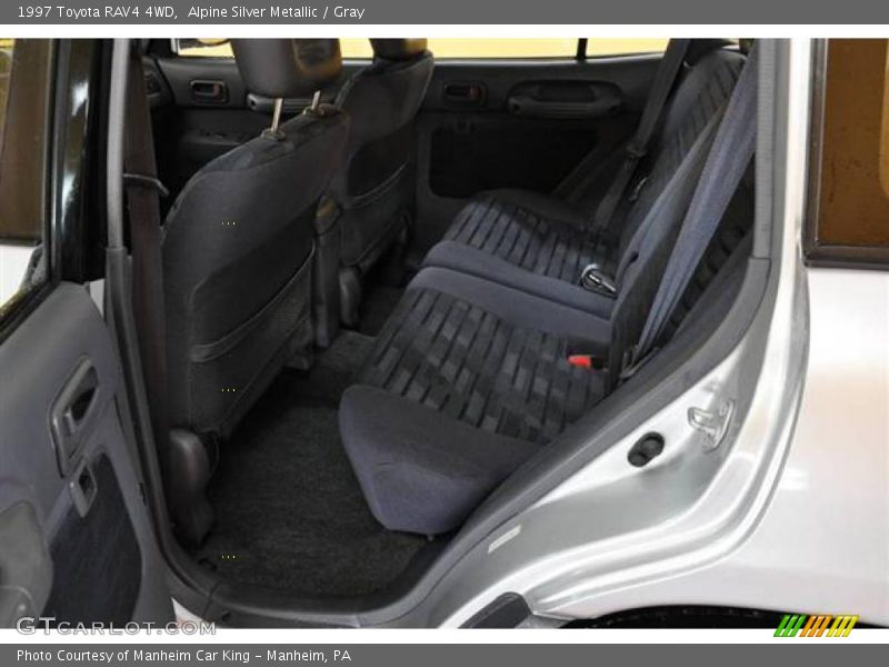 Alpine Silver Metallic / Gray 1997 Toyota RAV4 4WD