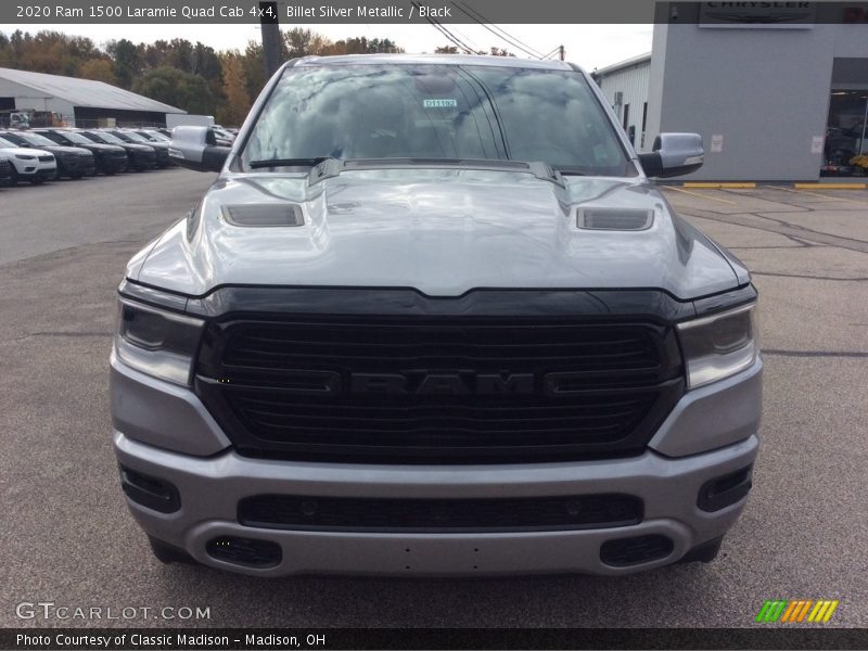 Billet Silver Metallic / Black 2020 Ram 1500 Laramie Quad Cab 4x4