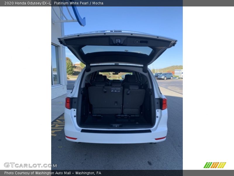 Platinum White Pearl / Mocha 2020 Honda Odyssey EX-L