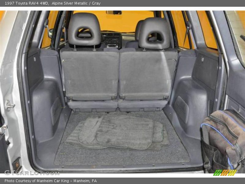 Alpine Silver Metallic / Gray 1997 Toyota RAV4 4WD