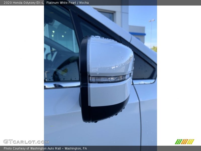 Platinum White Pearl / Mocha 2020 Honda Odyssey EX-L