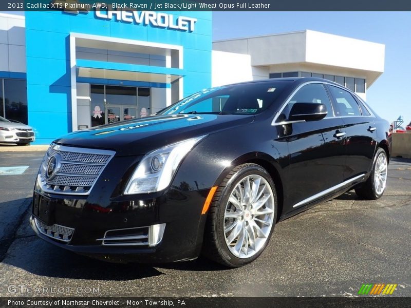 Black Raven / Jet Black/Light Wheat Opus Full Leather 2013 Cadillac XTS Platinum AWD