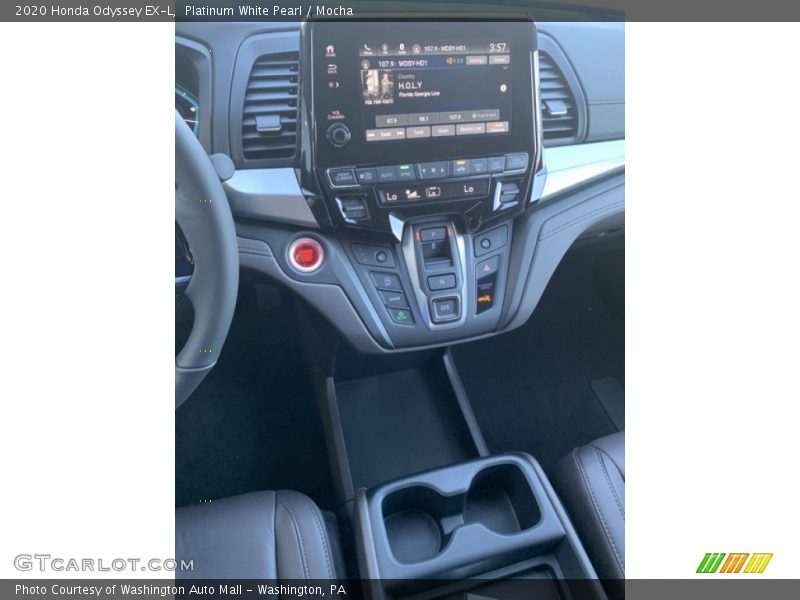 Platinum White Pearl / Mocha 2020 Honda Odyssey EX-L