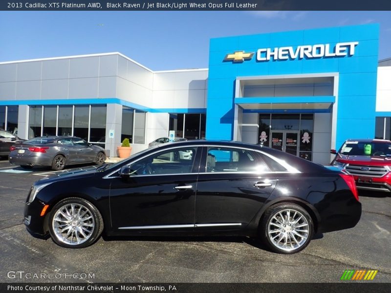 Black Raven / Jet Black/Light Wheat Opus Full Leather 2013 Cadillac XTS Platinum AWD