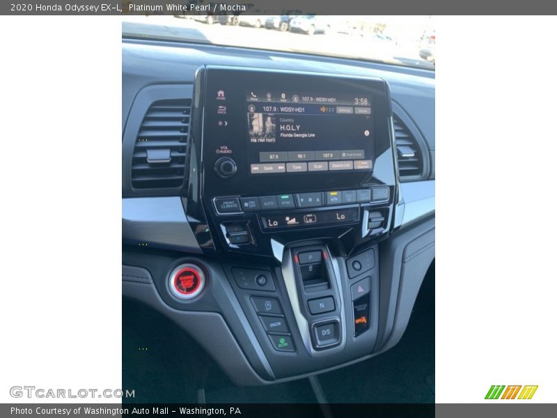 Platinum White Pearl / Mocha 2020 Honda Odyssey EX-L