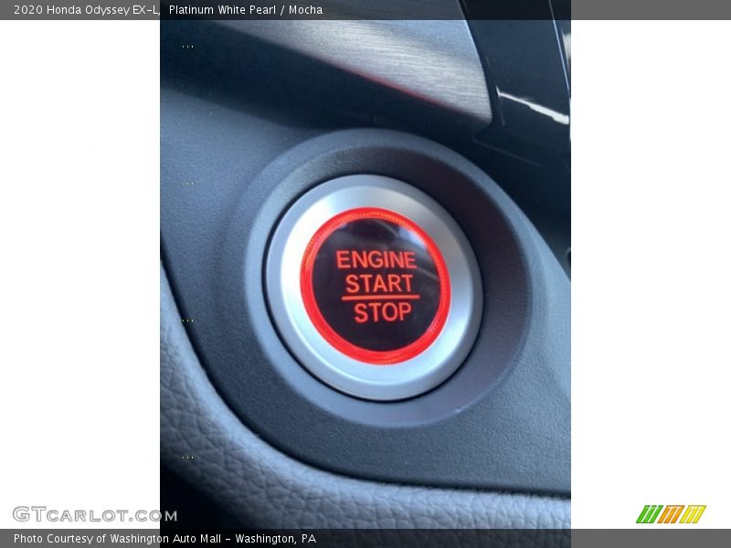 Platinum White Pearl / Mocha 2020 Honda Odyssey EX-L