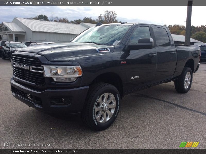Maximum Steel Metallic / Black 2019 Ram 2500 Bighorn Crew Cab 4x4