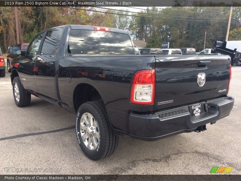 Maximum Steel Metallic / Black 2019 Ram 2500 Bighorn Crew Cab 4x4