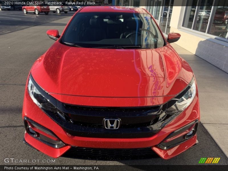 Rallye Red / Black 2020 Honda Civic Sport Hatchback