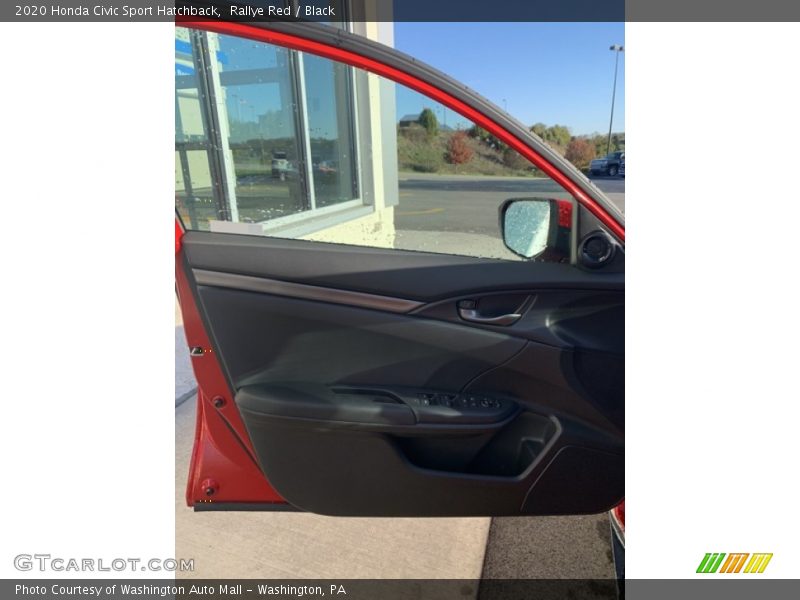 Rallye Red / Black 2020 Honda Civic Sport Hatchback