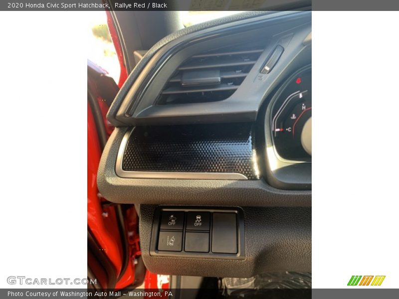 Rallye Red / Black 2020 Honda Civic Sport Hatchback