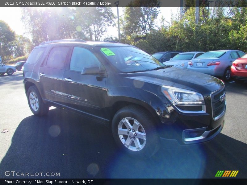 Carbon Black Metallic / Ebony 2013 GMC Acadia SLE AWD