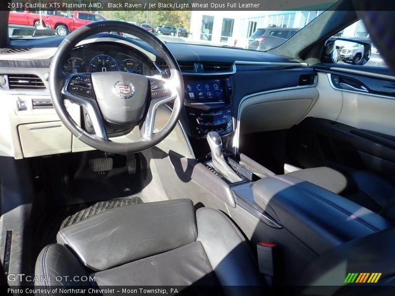 Black Raven / Jet Black/Light Wheat Opus Full Leather 2013 Cadillac XTS Platinum AWD