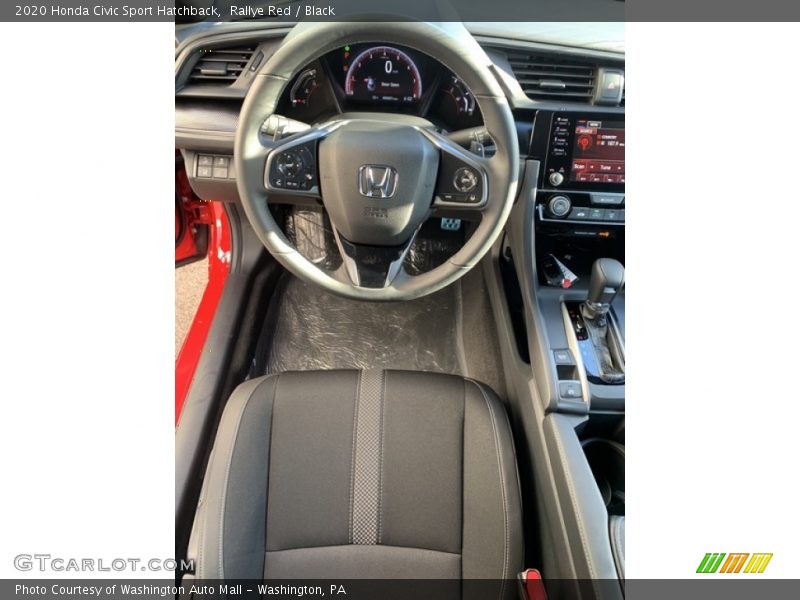 Rallye Red / Black 2020 Honda Civic Sport Hatchback