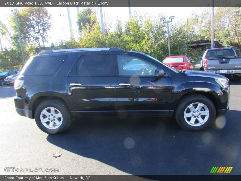 Carbon Black Metallic / Ebony 2013 GMC Acadia SLE AWD