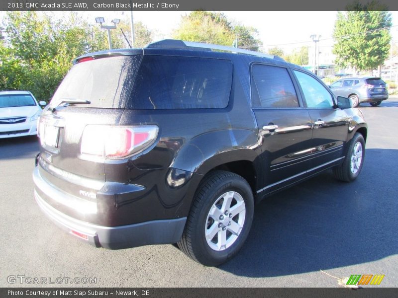 Carbon Black Metallic / Ebony 2013 GMC Acadia SLE AWD