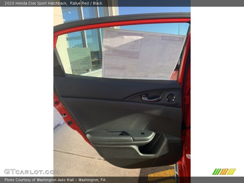 Rallye Red / Black 2020 Honda Civic Sport Hatchback