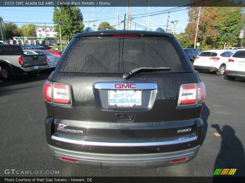 Carbon Black Metallic / Ebony 2013 GMC Acadia SLE AWD