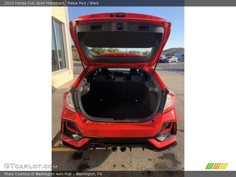 Rallye Red / Black 2020 Honda Civic Sport Hatchback