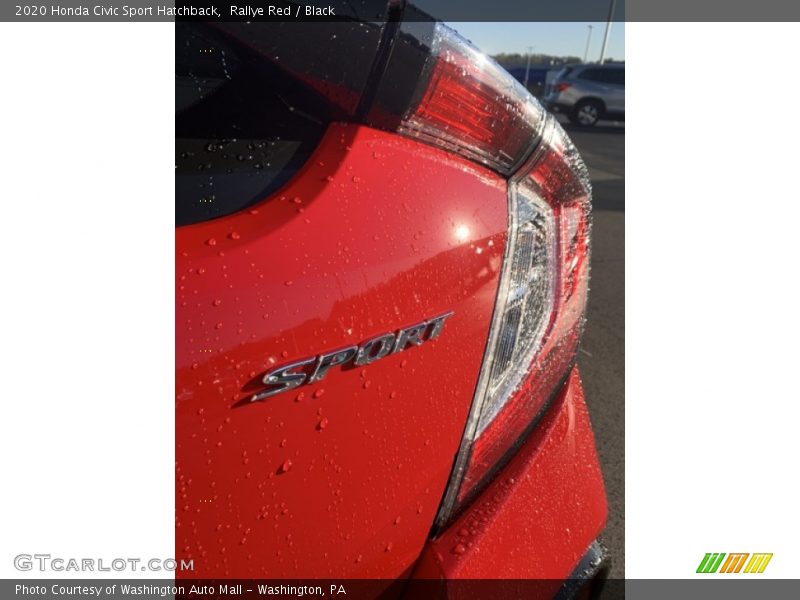 Rallye Red / Black 2020 Honda Civic Sport Hatchback