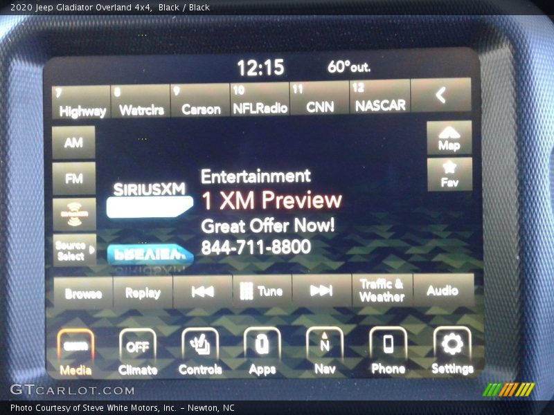Black / Black 2020 Jeep Gladiator Overland 4x4