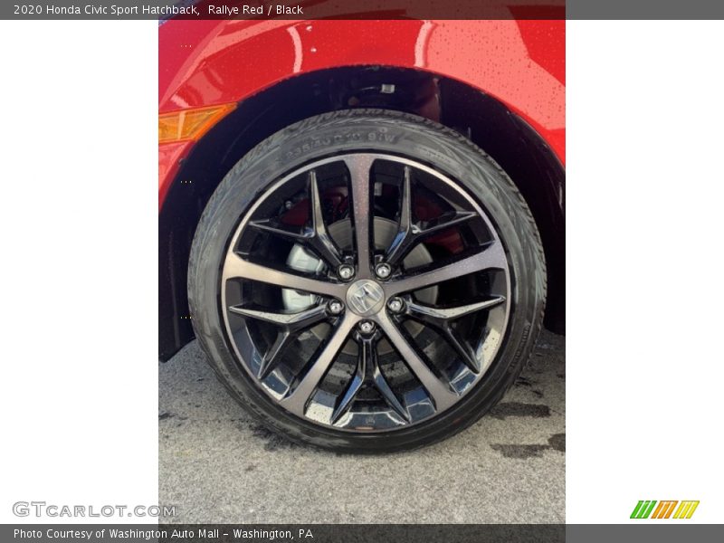 Rallye Red / Black 2020 Honda Civic Sport Hatchback