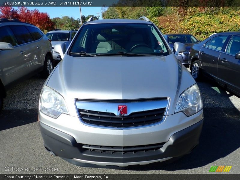 Silver Pearl / Gray 2008 Saturn VUE XE 3.5 AWD