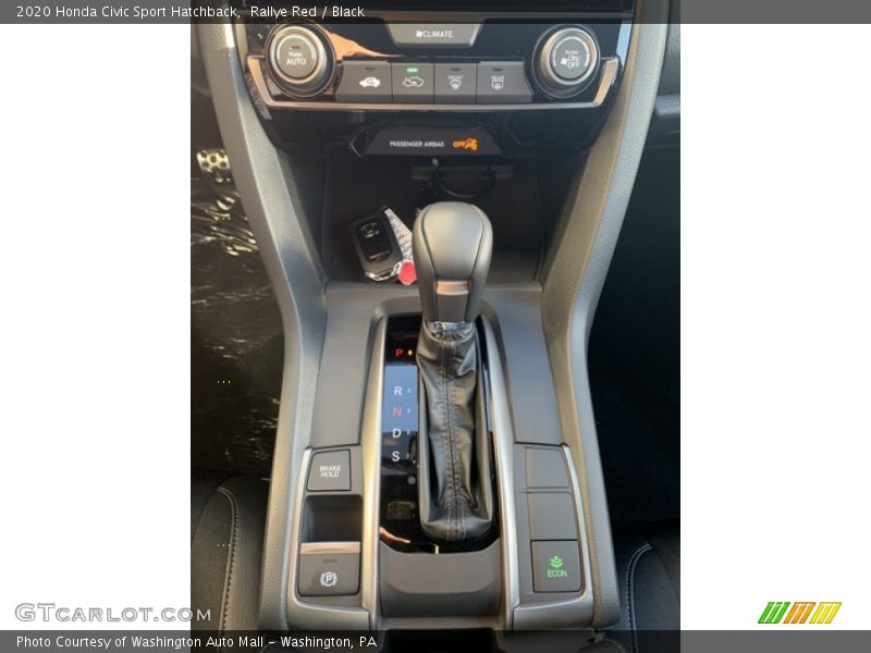 Rallye Red / Black 2020 Honda Civic Sport Hatchback