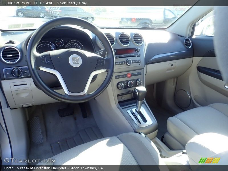 Silver Pearl / Gray 2008 Saturn VUE XE 3.5 AWD