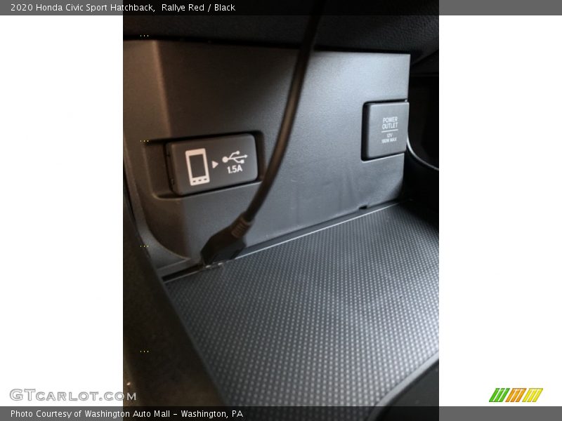 Rallye Red / Black 2020 Honda Civic Sport Hatchback