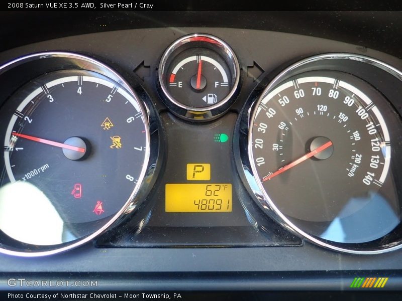 Silver Pearl / Gray 2008 Saturn VUE XE 3.5 AWD