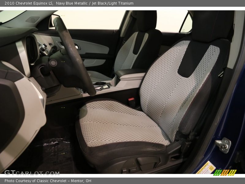 Navy Blue Metallic / Jet Black/Light Titanium 2010 Chevrolet Equinox LS