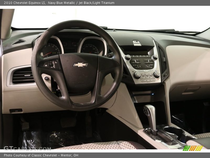 Navy Blue Metallic / Jet Black/Light Titanium 2010 Chevrolet Equinox LS