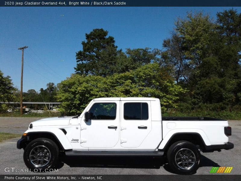 Bright White / Black/Dark Saddle 2020 Jeep Gladiator Overland 4x4