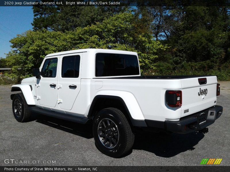 Bright White / Black/Dark Saddle 2020 Jeep Gladiator Overland 4x4