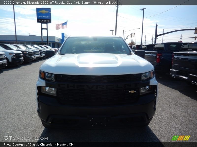Summit White / Jet Black 2020 Chevrolet Silverado 1500 WT Regular Cab 4x4