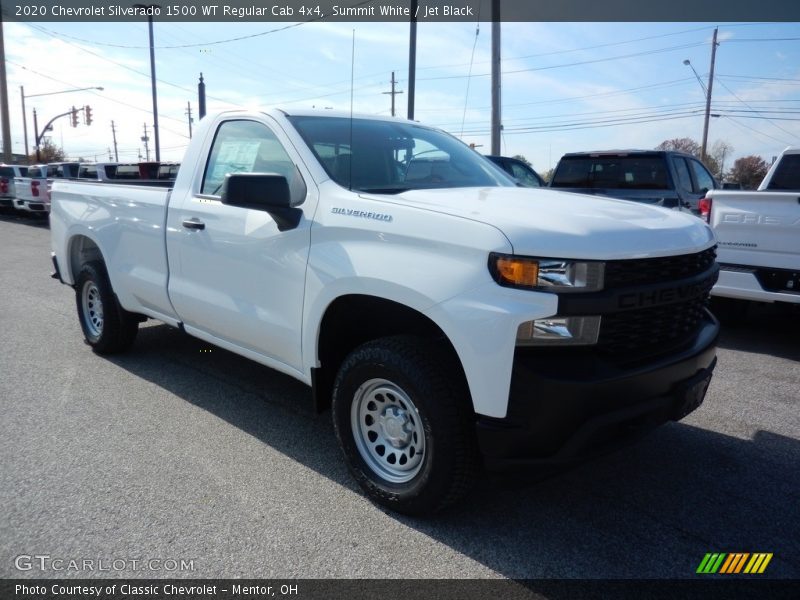 Front 3/4 View of 2020 Silverado 1500 WT Regular Cab 4x4
