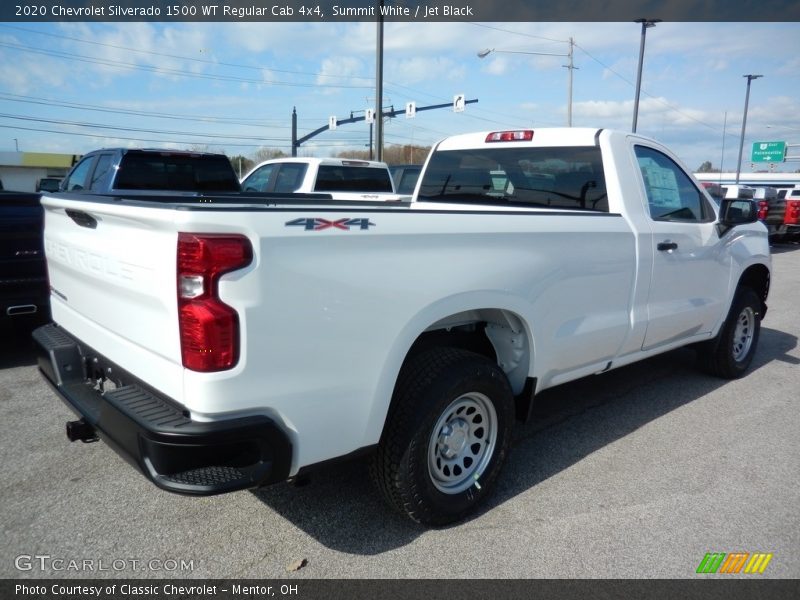 Summit White / Jet Black 2020 Chevrolet Silverado 1500 WT Regular Cab 4x4