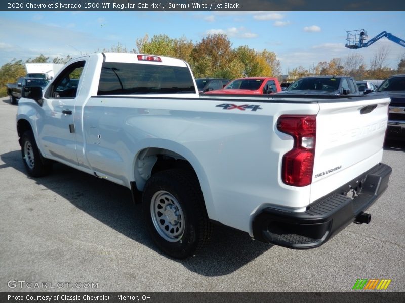 Summit White / Jet Black 2020 Chevrolet Silverado 1500 WT Regular Cab 4x4