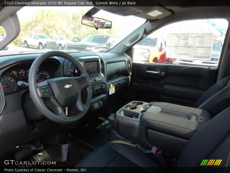 Summit White / Jet Black 2020 Chevrolet Silverado 1500 WT Regular Cab 4x4