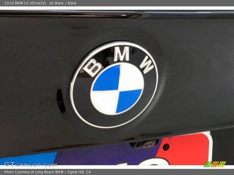Jet Black / Black 2019 BMW X3 sDrive30i