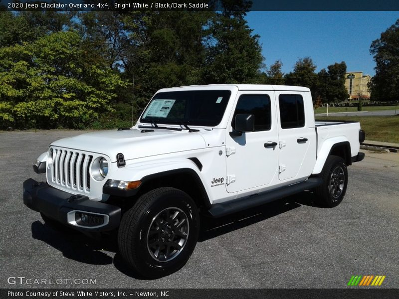 Bright White / Black/Dark Saddle 2020 Jeep Gladiator Overland 4x4