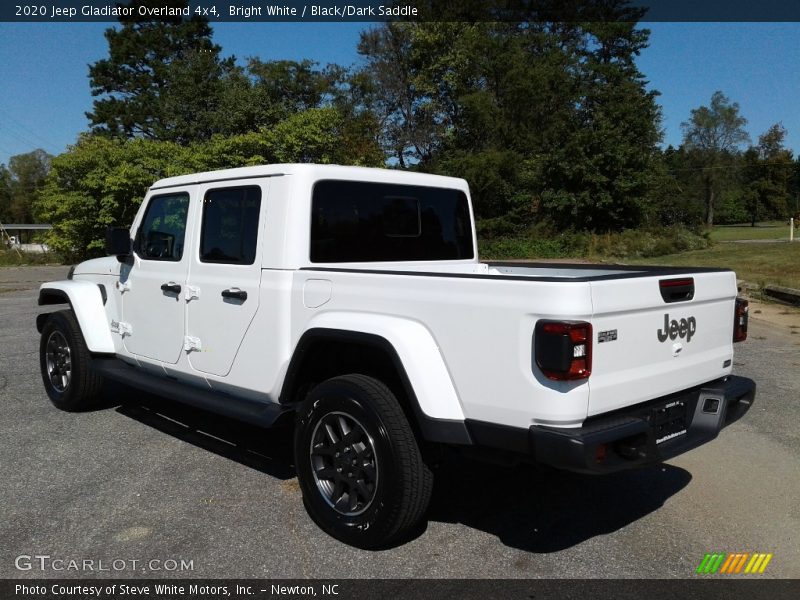 Bright White / Black/Dark Saddle 2020 Jeep Gladiator Overland 4x4