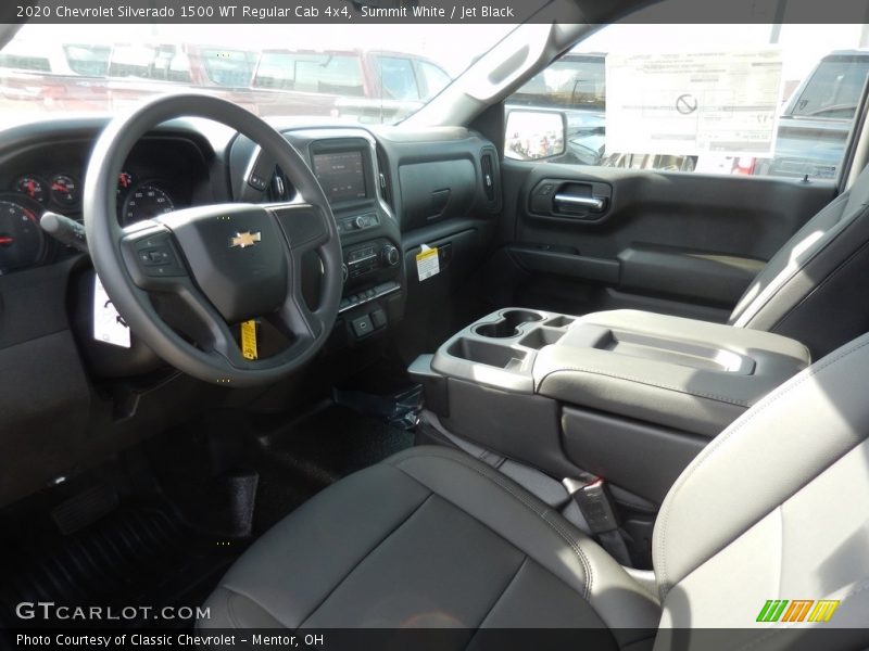 Summit White / Jet Black 2020 Chevrolet Silverado 1500 WT Regular Cab 4x4