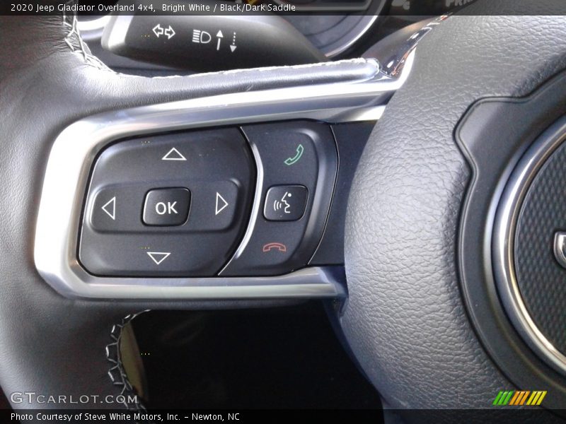 Bright White / Black/Dark Saddle 2020 Jeep Gladiator Overland 4x4