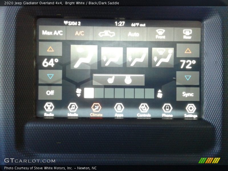 Bright White / Black/Dark Saddle 2020 Jeep Gladiator Overland 4x4