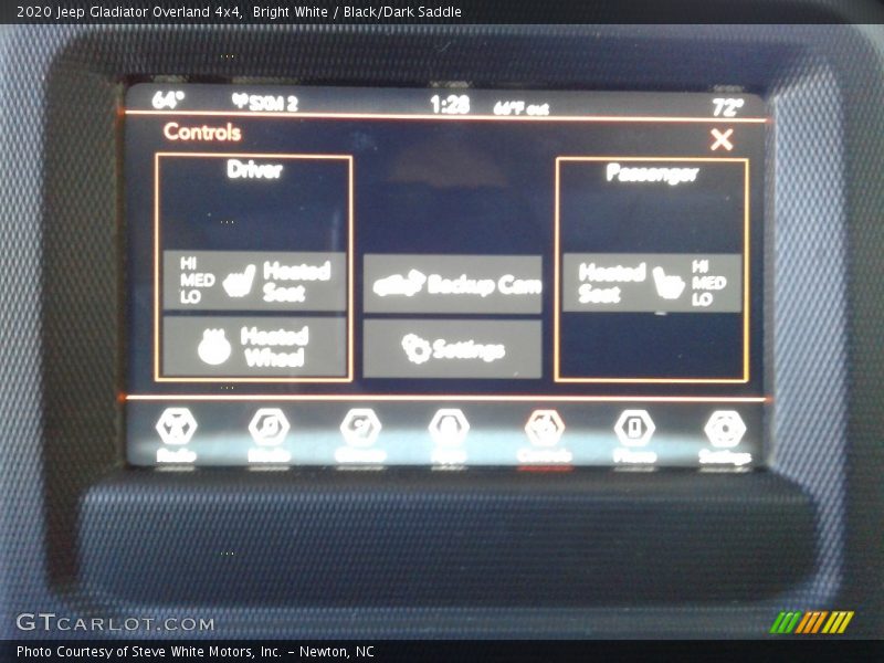 Bright White / Black/Dark Saddle 2020 Jeep Gladiator Overland 4x4