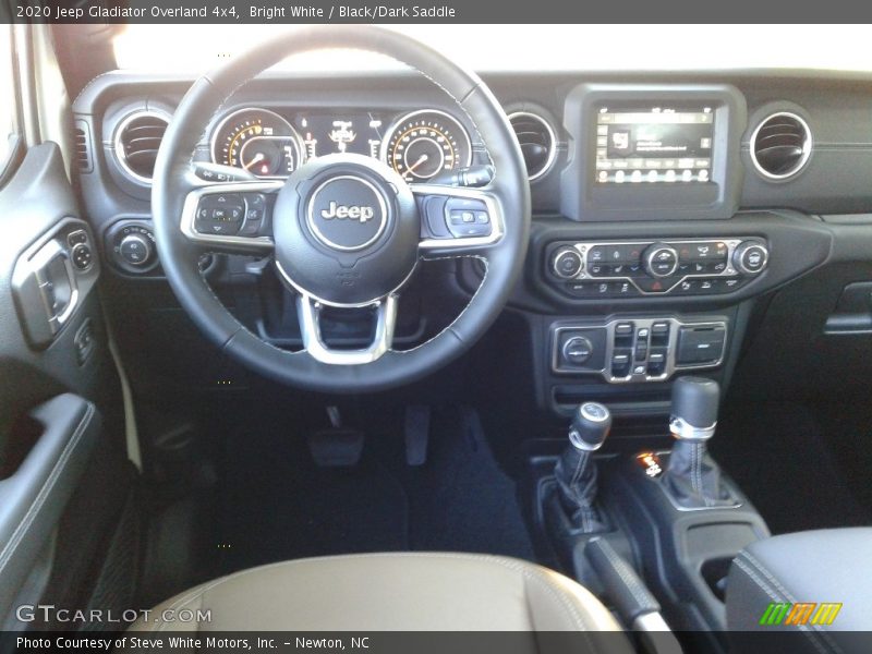 Bright White / Black/Dark Saddle 2020 Jeep Gladiator Overland 4x4